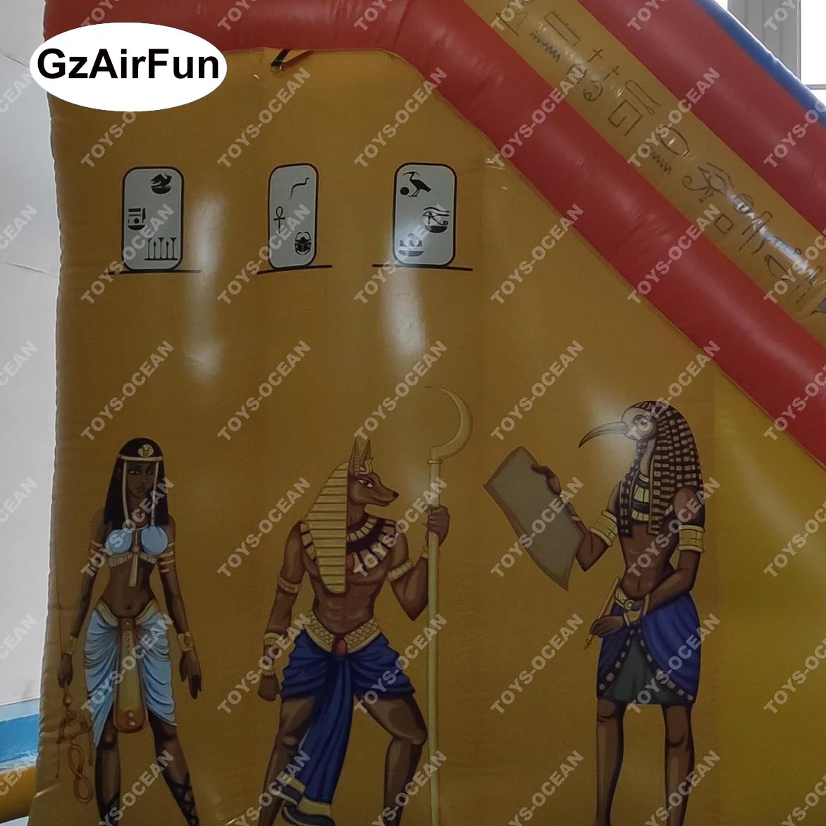 Customized commercial indoor and outdoor playground single slide inflatable slide kids dry slide