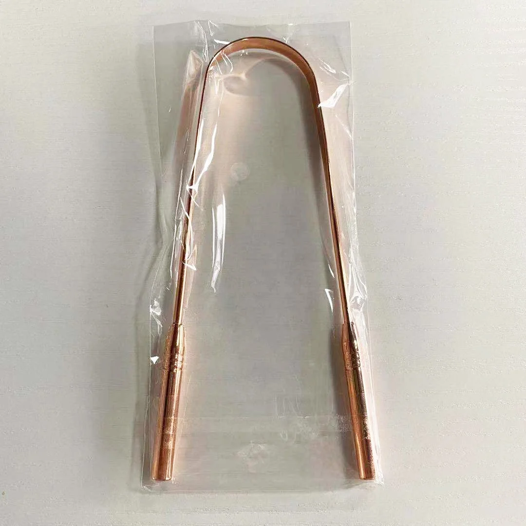 Raspador De Lingua Metal Tongue Scraper Limpiador De Lengua