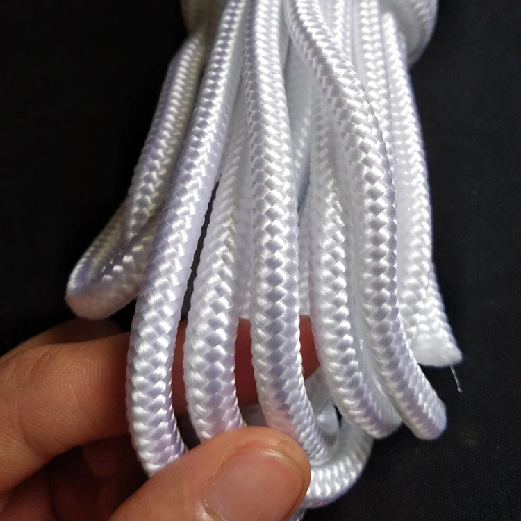 High Tenacity Polyester Braided Rope 2mm-12mm  Double Braided Rope strong safety rope