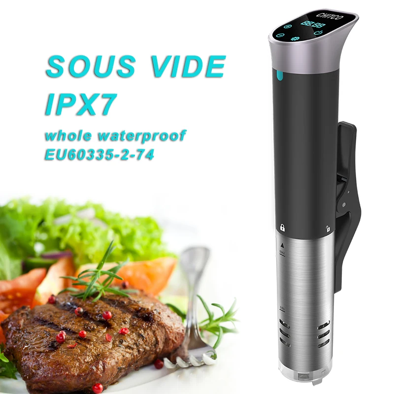 
800W/1000W/120W Powerful Adjustable Precise Temperature Machine Sous Vide With IPX7/ WIFI 