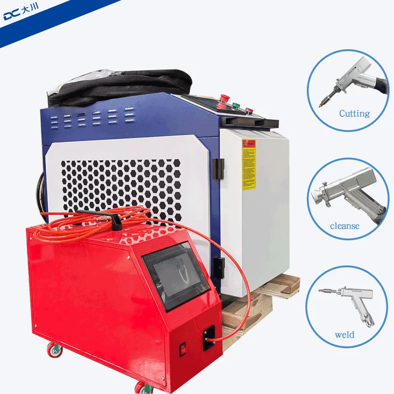 Factory direct sales 1500W solidly welded water-cooled  handed laser welding machine for welded titanium alloy