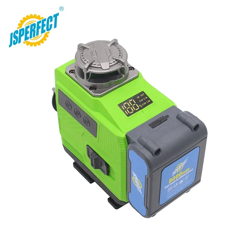 JSPERFECT NEW nivel laser 360 for decoration use high capacity battery