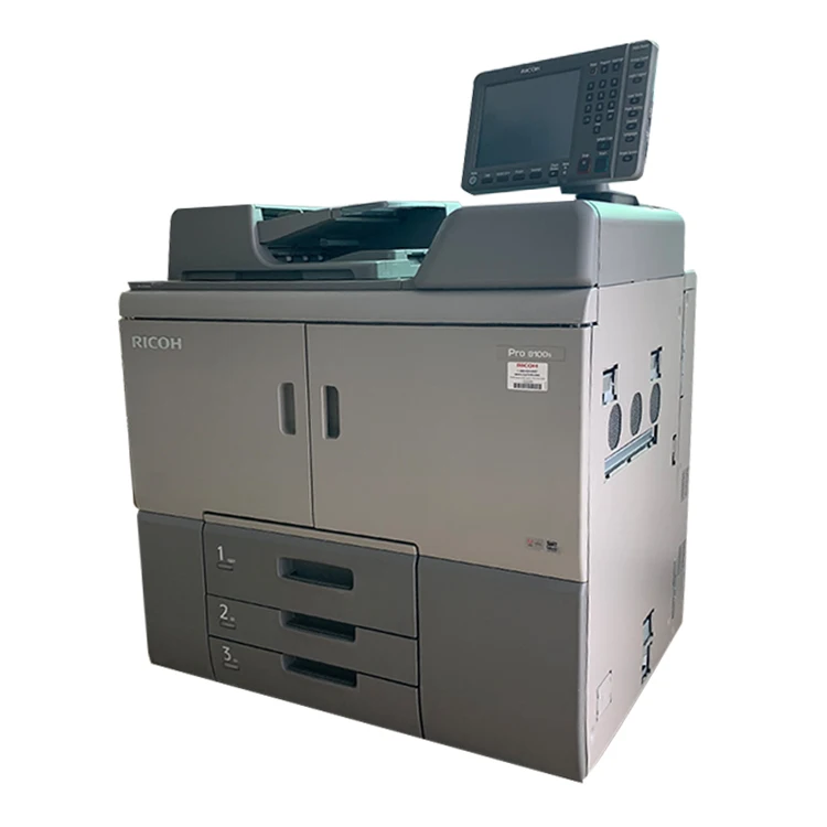 
Ricoh Pro 8110s Ricoh Copier Machine Black and White Remanufactured Photocopy 