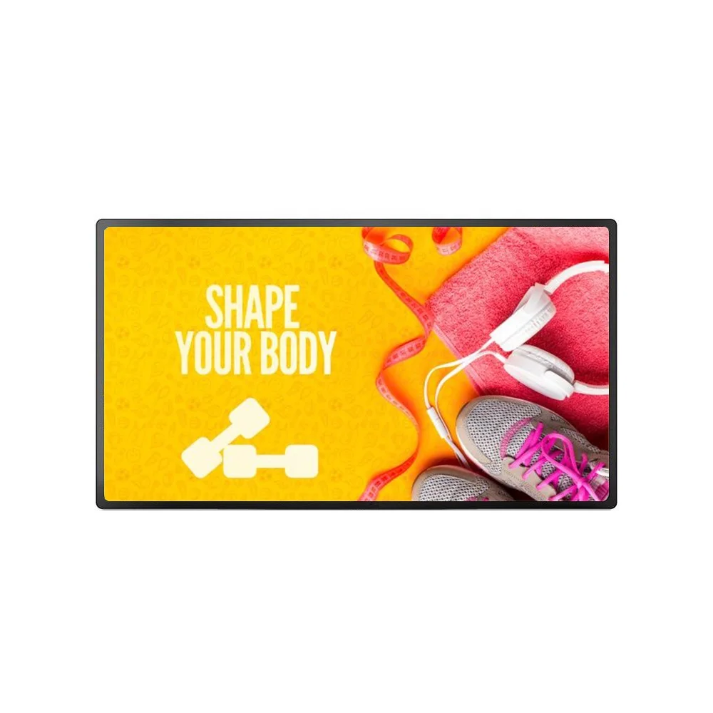85 Inch Indoor Lcd Advertising Display Wall Mounted Board Digital Signage Vesa Mounted Smart Display Menu Screen