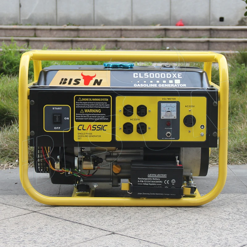 Bison ( China ) 2Kva 2 Kva 2Kv 2000W 2Kw 6.5hp Biogas Electric Portable Petrol Gasoline Generators Price