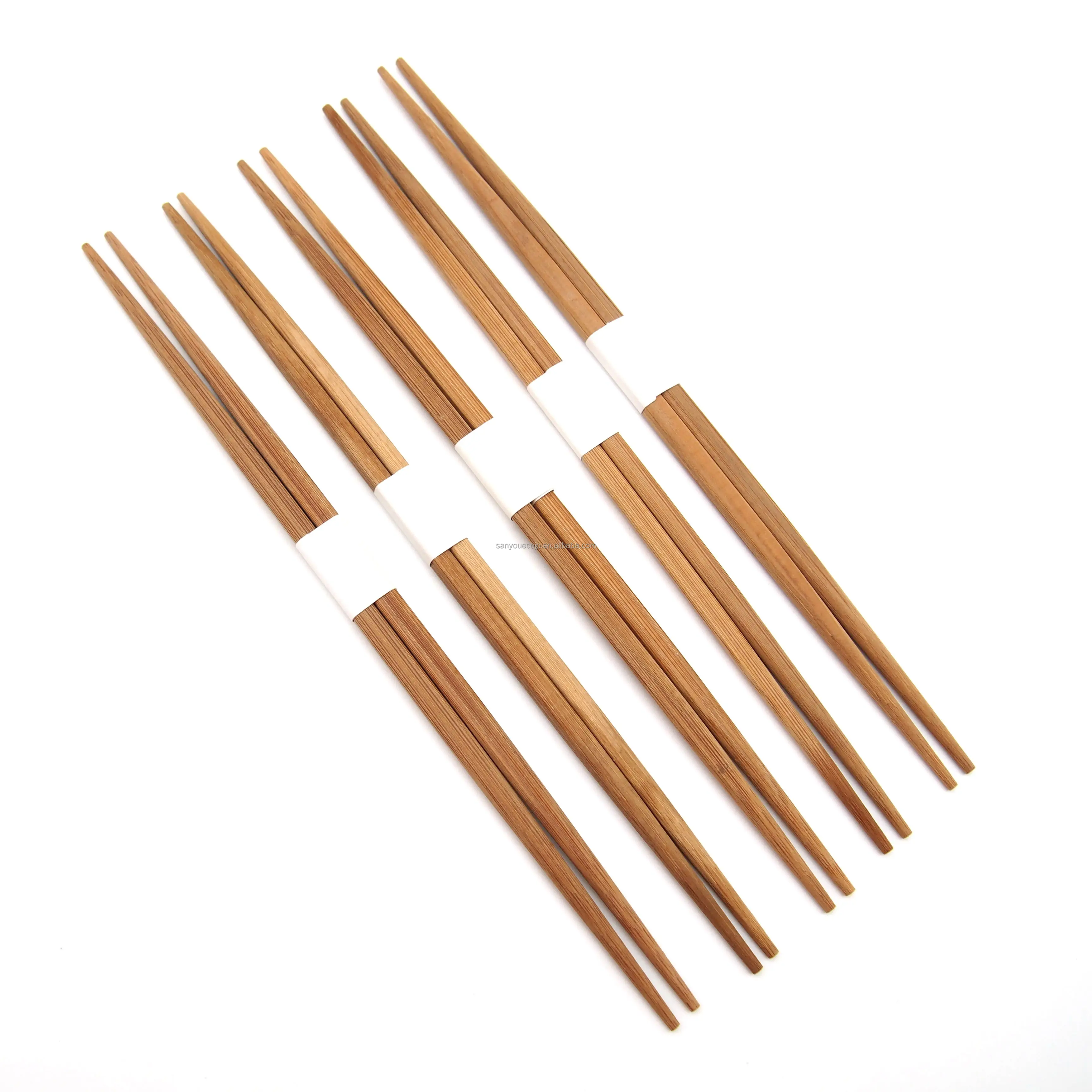Double Point Bamboo Chopsticks with Paper Sleeves