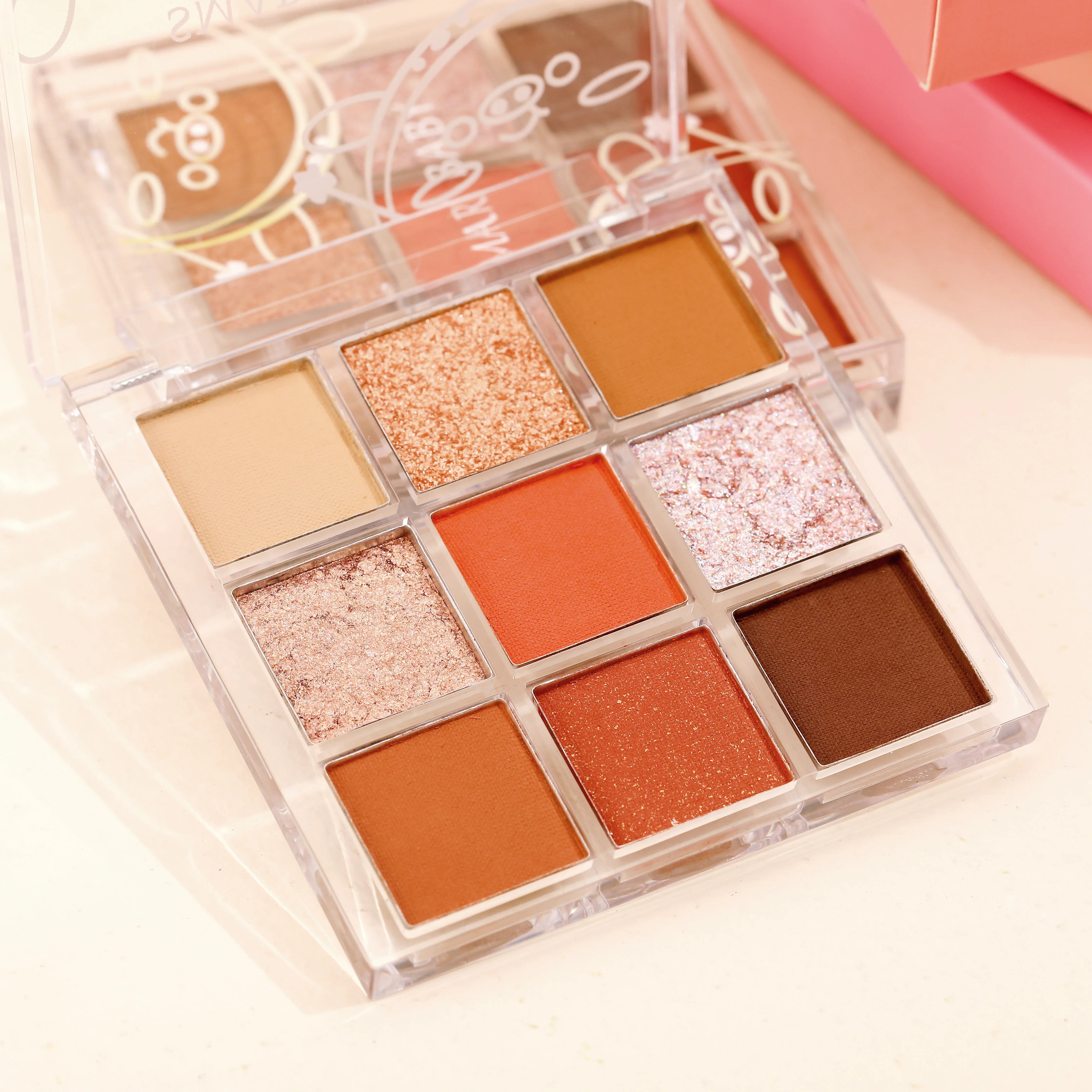 New Custom Beauty  Eyeshadow Makeup Best Quality No Logo Eye Shadow Palette Private Label