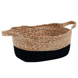 Eco-Friendly set of 3 foldable cotton rope cloth folding storage Baskets