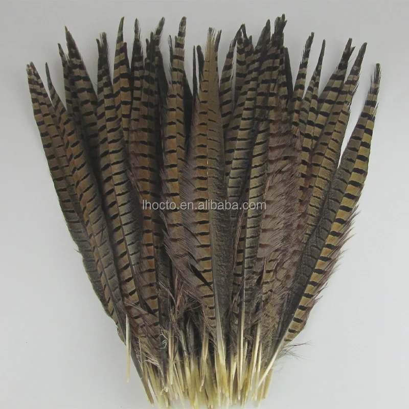 30-35cm Millinery Costume Carnival Headpiece Natural Male Ringneck Pheasant Tail Feathers