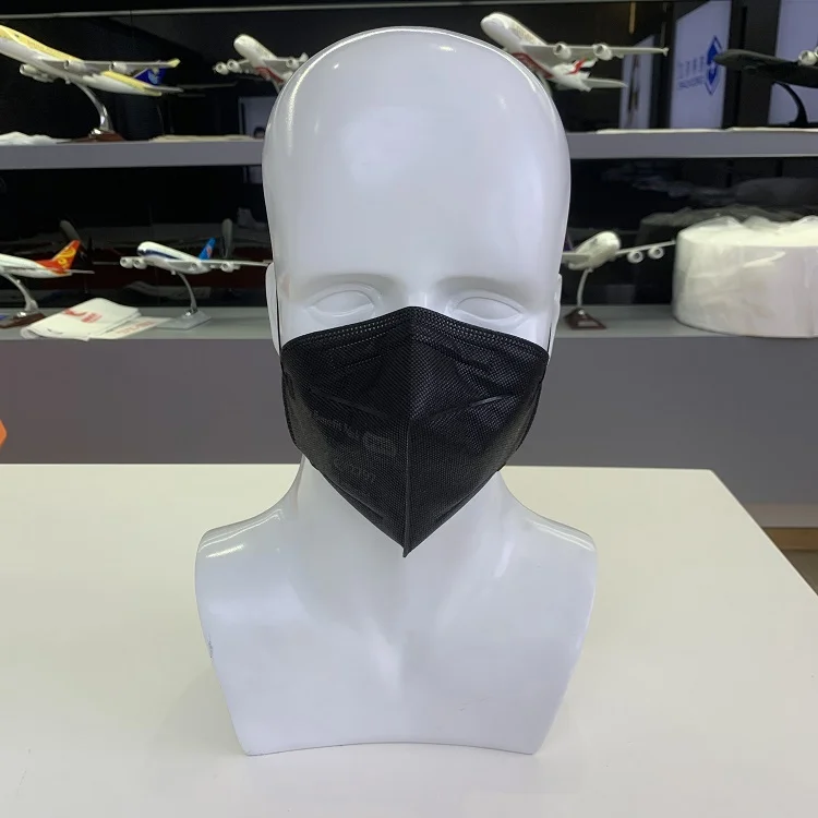 Probtain kn95 ffp2 face mask black with filter