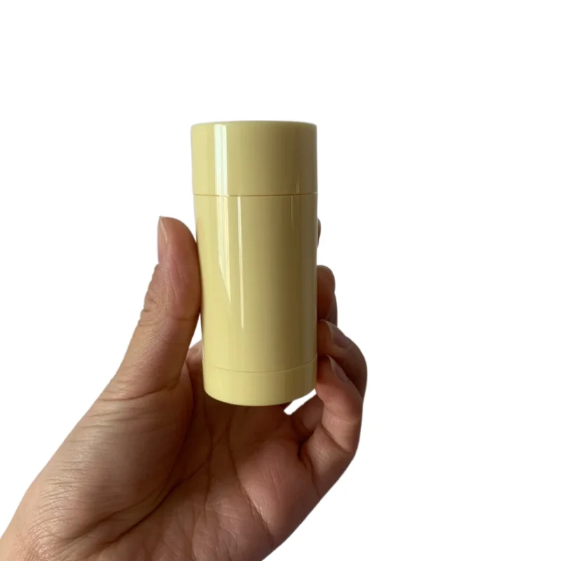 30g Eco friendly twist up tube for solid stick/Empty Round fragrance container push  up deodorant containers