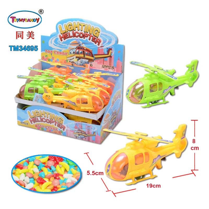Wholesale China Cheap Toy Candy Factory Product Lighting Helicopter Best Sell in 1 Dollar Shop