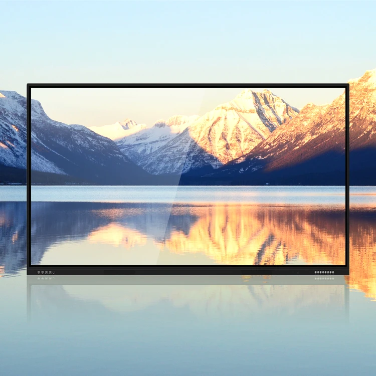 Commercial Smart Interactive Display Education or Meeting Use Big Size Smart Flat Panel Interactive Board LCD Notice Board 1 Pc