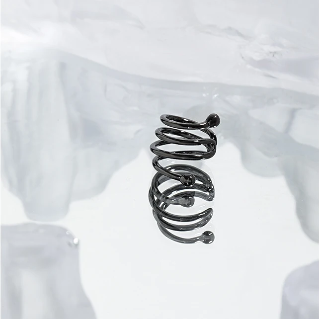 VIANRLA new women ear cuff earrings ear cartilage clip on wrap muti-layer hoop earrings 925 sterling silver ear cuff