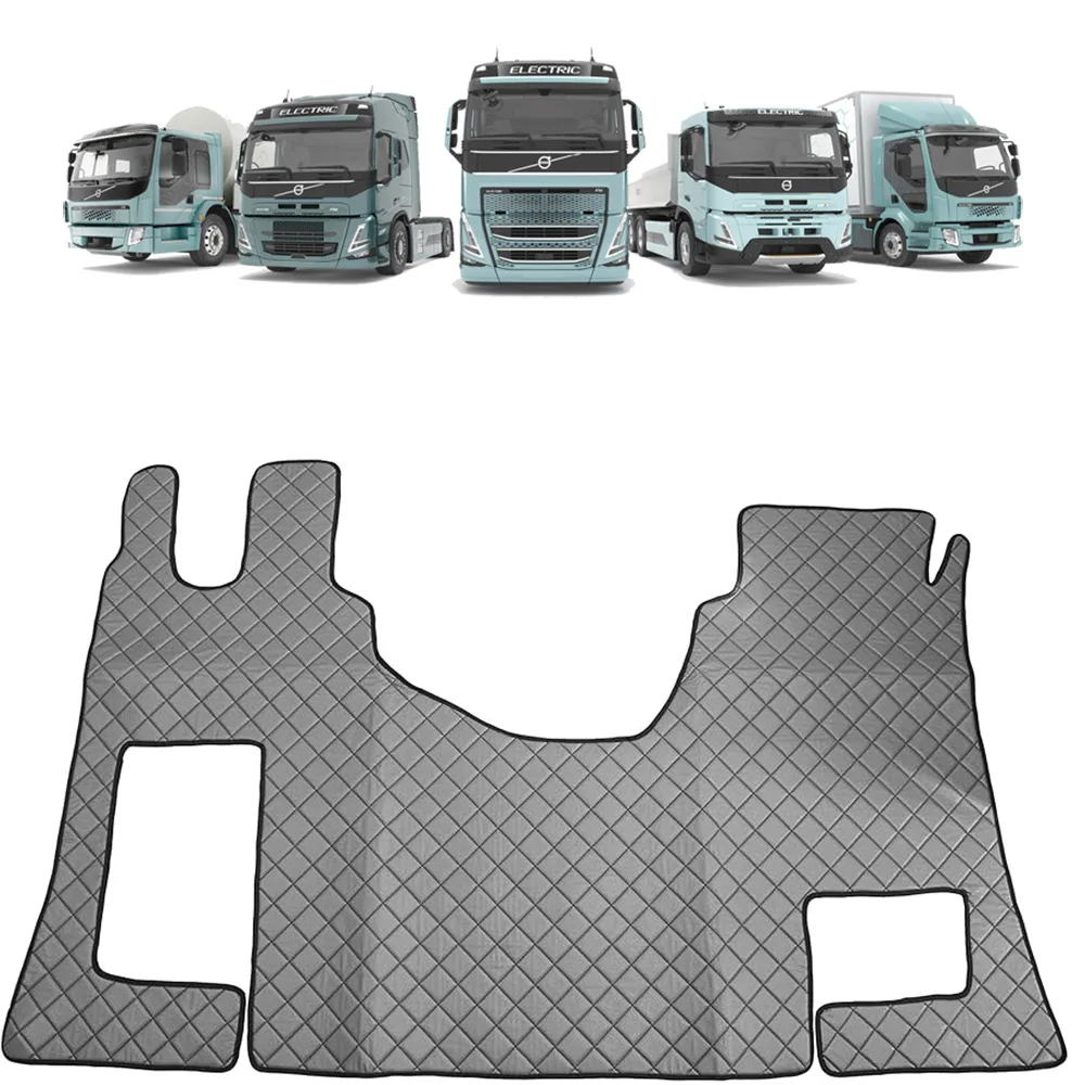 Premium Diamond Truck Interior Accessories  PVC Leather Truck Floor Mats For Volvo FH/Man TGA/TGV/Howo/SCANIA/DAF