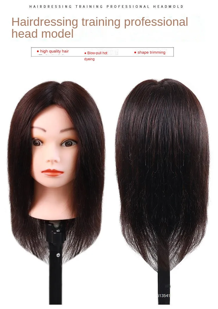 100% human hair  competition  hairdresser  	cheap wholesale realistic silicone  head mannequin practice head real hair
