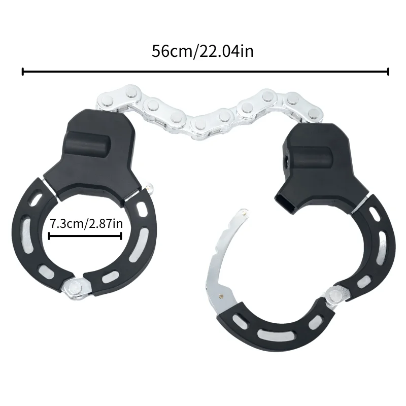 Handcuff design bicycle lock Scooter lock with key lock for bicycle