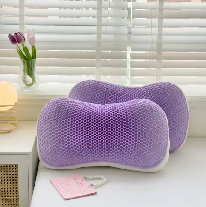 2023 New Summer Cool TPE Pectin material pressure relief Pillow Sleep Cooling Silicone Bed Pillow hotel fiber pillow