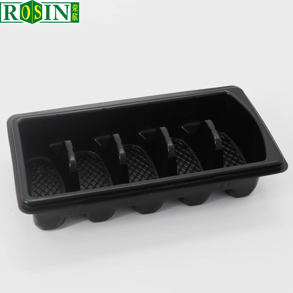 
Compartments disposable food grade PP blister plastic frozen dumpling tray 