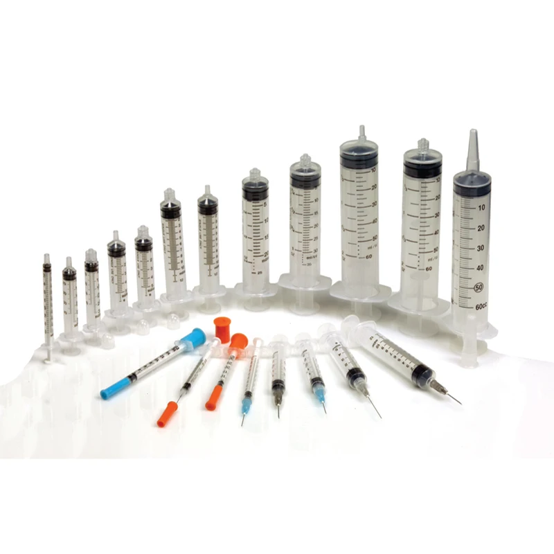 1ml 2ml 3ml 5ml 10ml 20ml 30ml 50ml 60ml 100ml Luer Lock Medical disposable syringe with needle