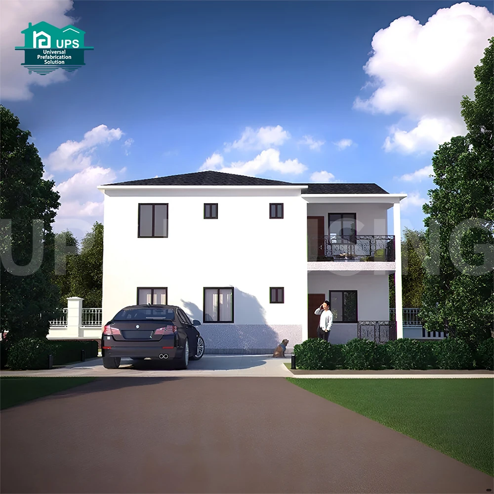 UPS low cost prefab houses modern luxury cement foam panel  home Villa Office