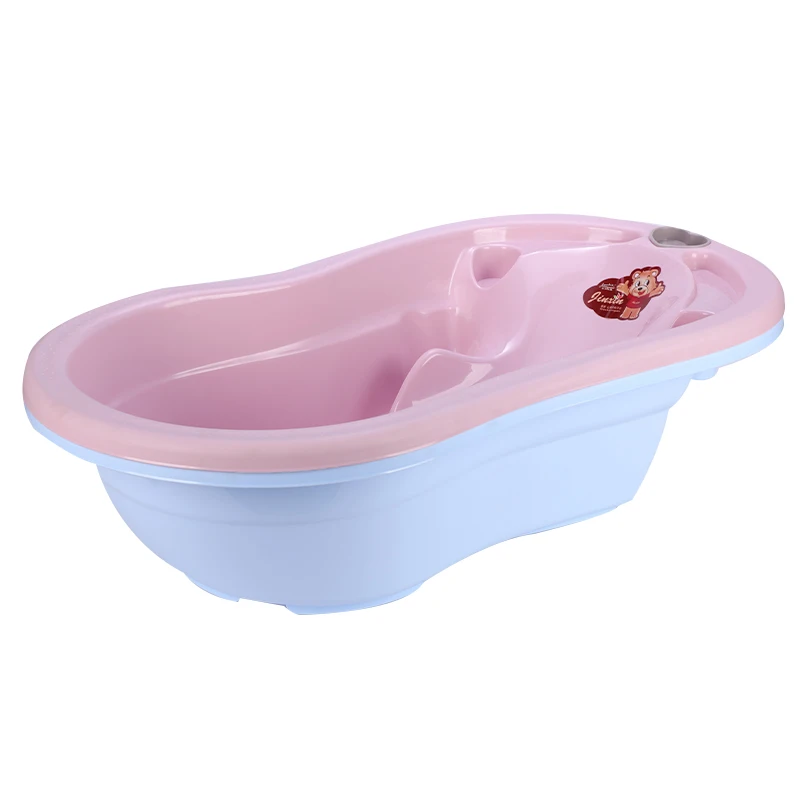 New Portable Bathtub Plastic Baby Simple Design Child Size Bath tub with Seat