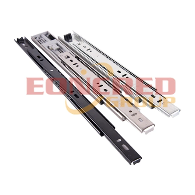 EONCRED 45mm Three ball bearing drawer slides drawer bearing slide cabinet drawer slide