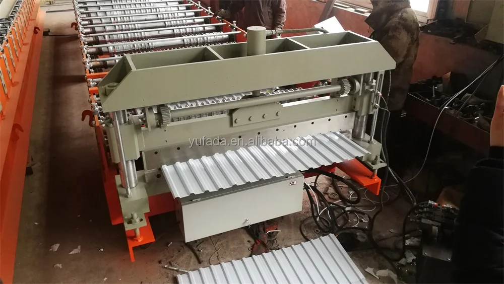 Customized high speed mini rib metal roofing/wall panels cold roll forming machine price