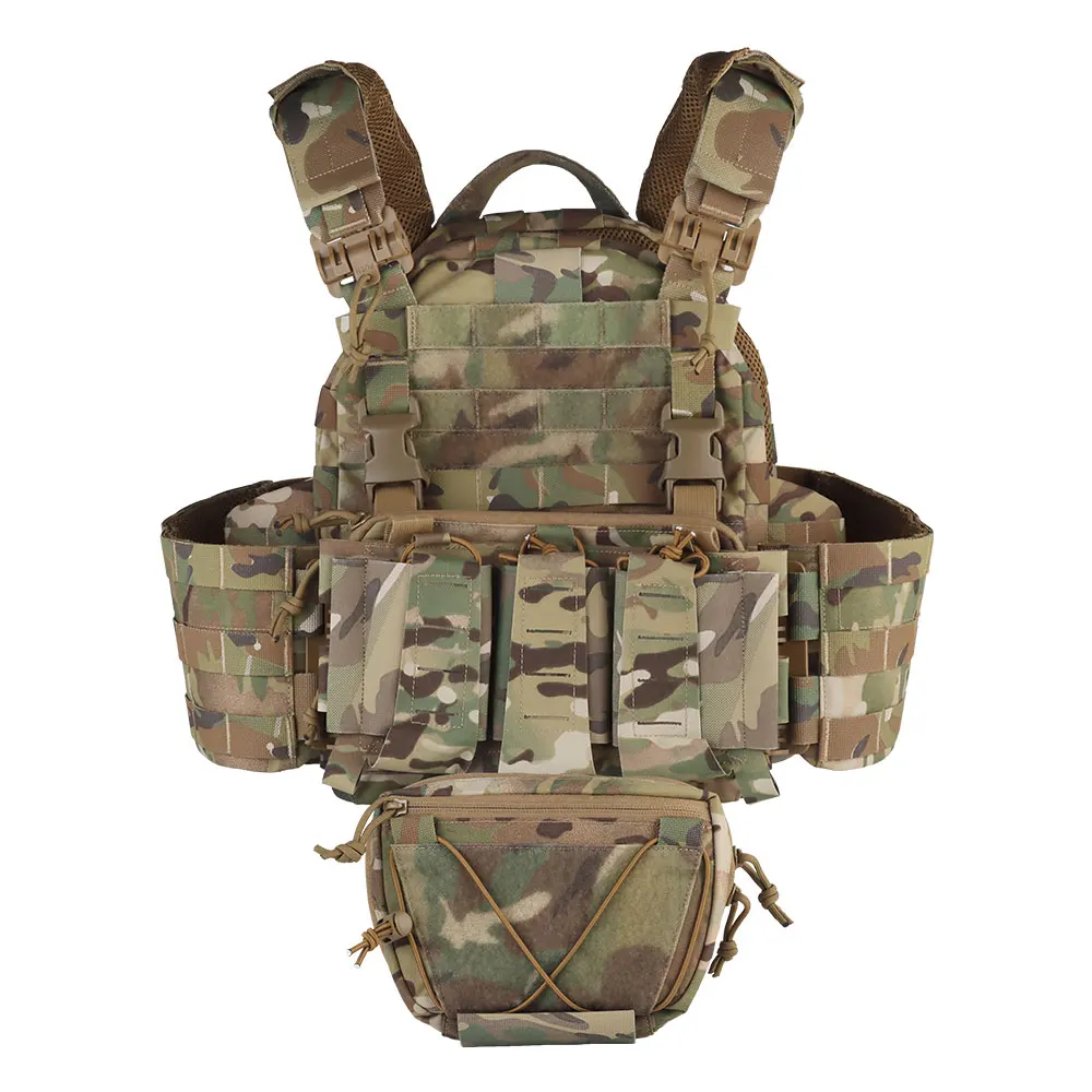 Customized Hot Sale Desert Camouflage High Quality Heat dissipation durable Combat Equipment Training Safety Tactical Vest