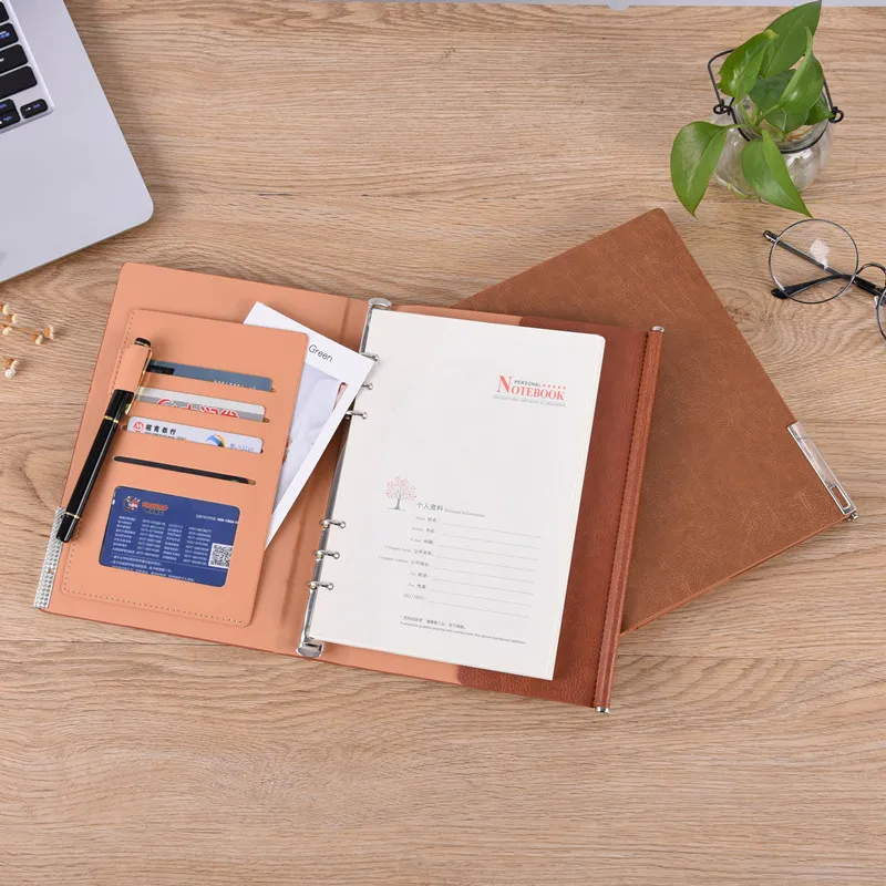 2022 a5 binder note book budget weekly cute custom printing notebook and