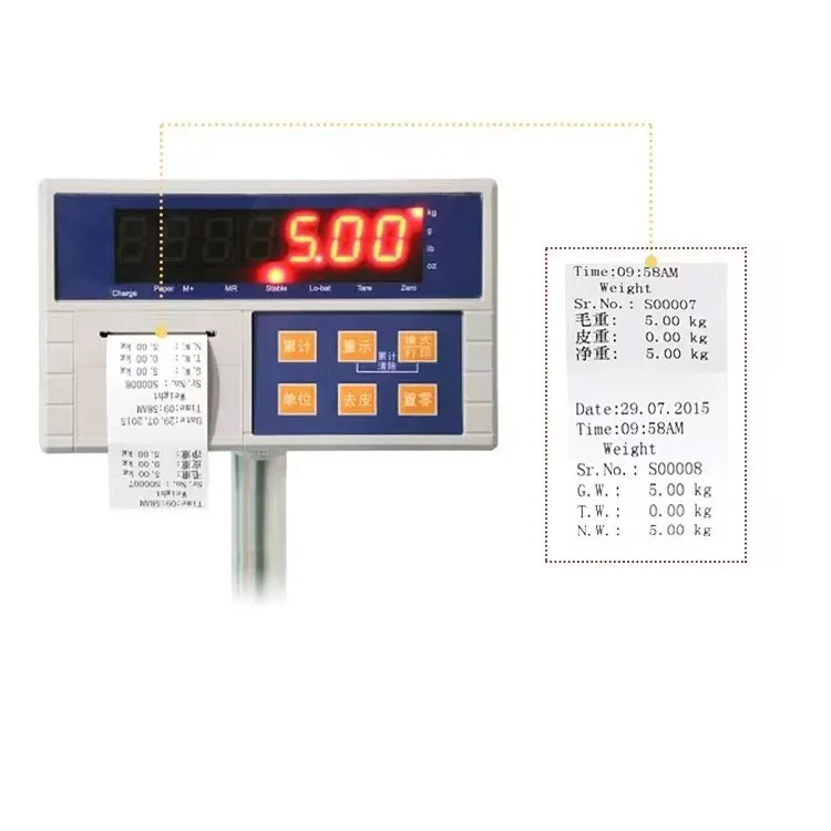 scale  LCD/LED electronic barcode label weighing indicator for instrument industrial scale head