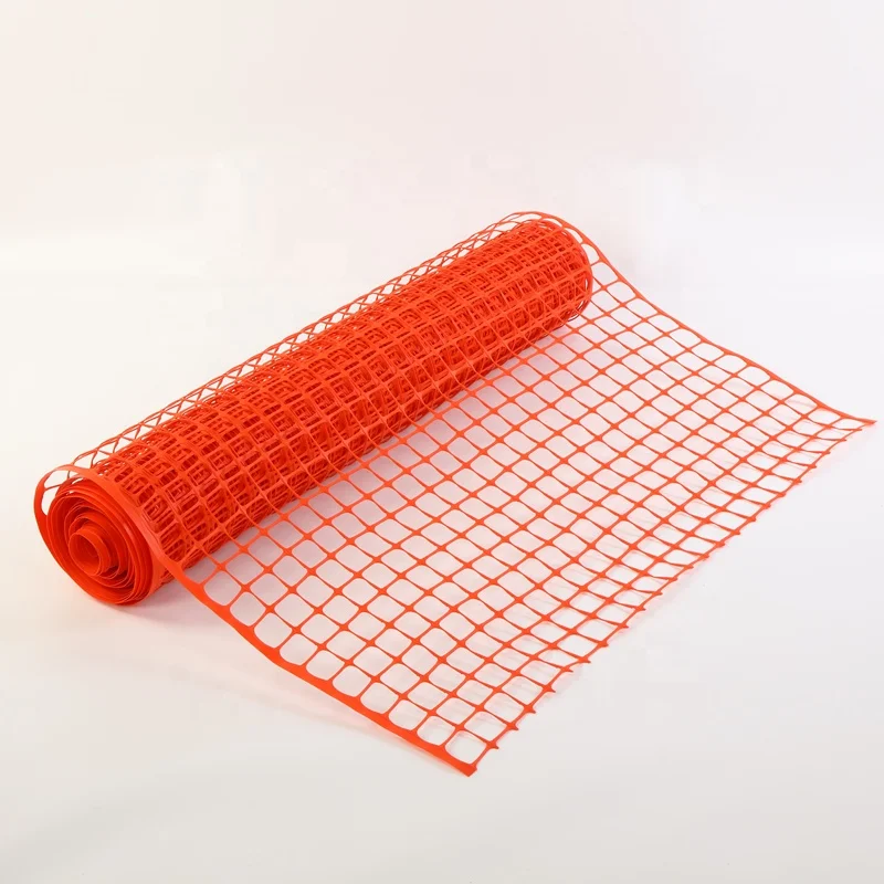 durable orange plastic safety barrier mesh garden fence
