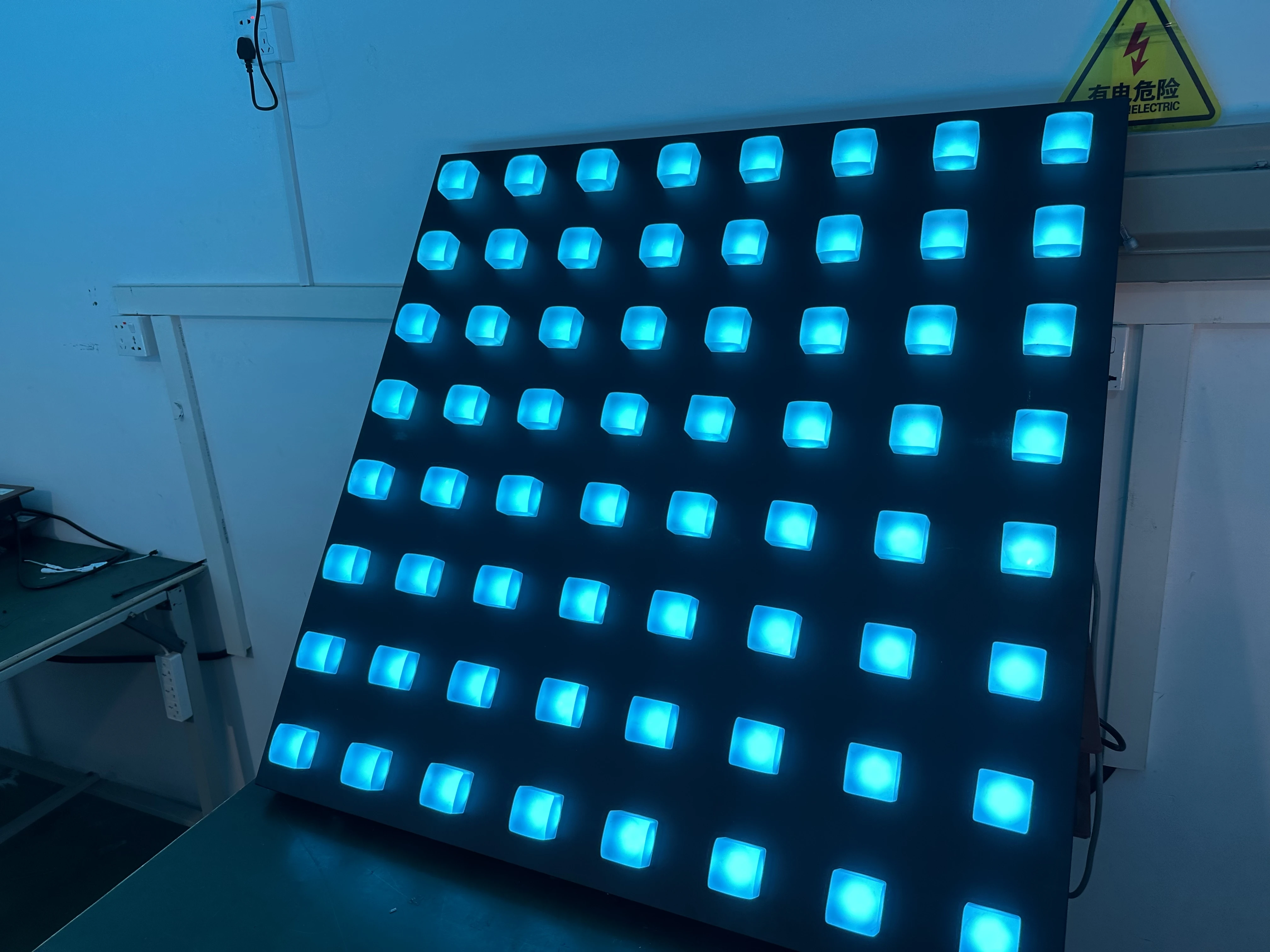 8 x 8 pixels LED strip Curtain, digital LED strip screen,digital curtain wall back light for Night Club