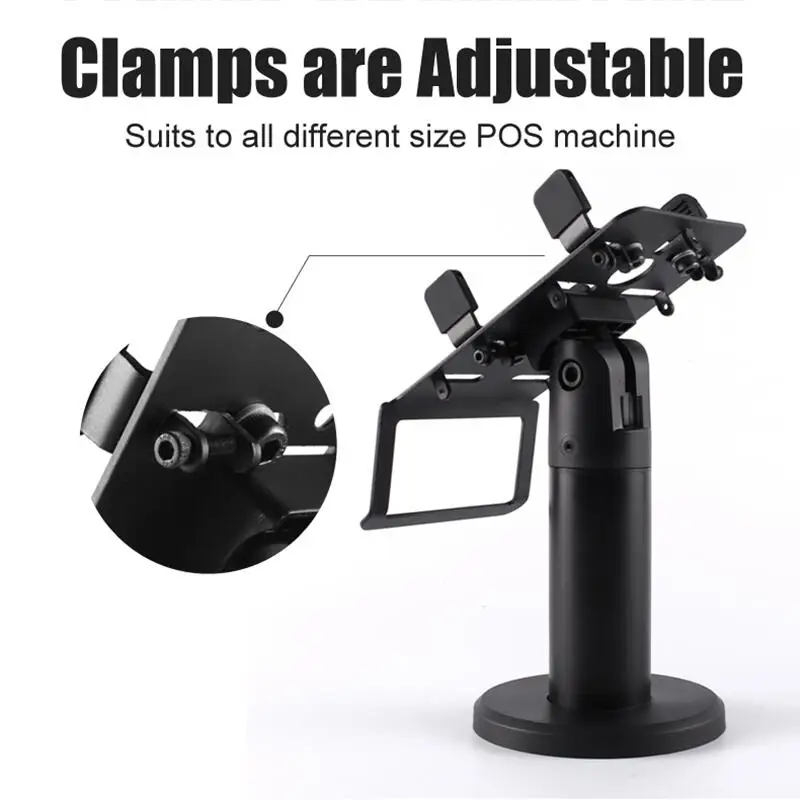  SETLCOM new pattern black swive pos stand metal universal terminal store credit card machine
