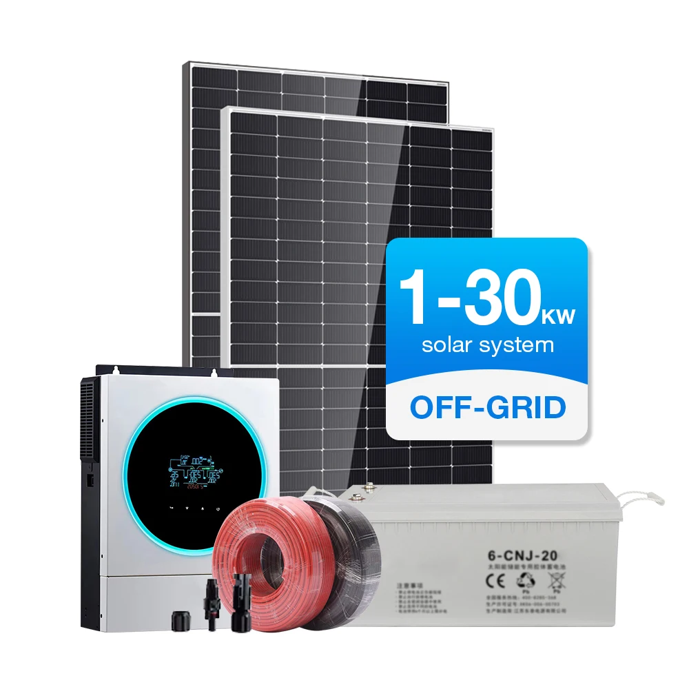 Station power 10kw 12kw 15kw de panel complete kit 10000 watt for home Off Grid Solar Power Energy System Storage