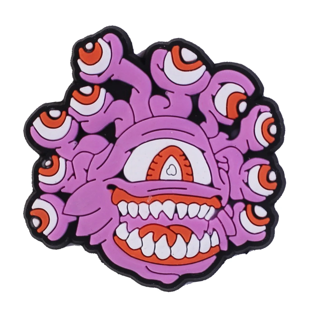 Wholesale New Hot Stranger Things 4 T Designs Charms PVC Shoes charms for Clog