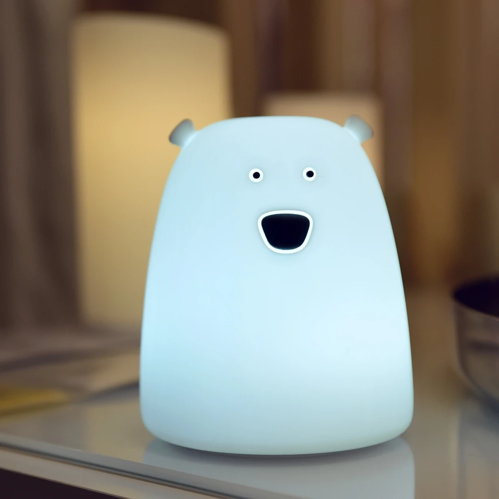 Lamparas де Techo Led Силиконовые мультфильм Мини Портативный атмосфера малыш