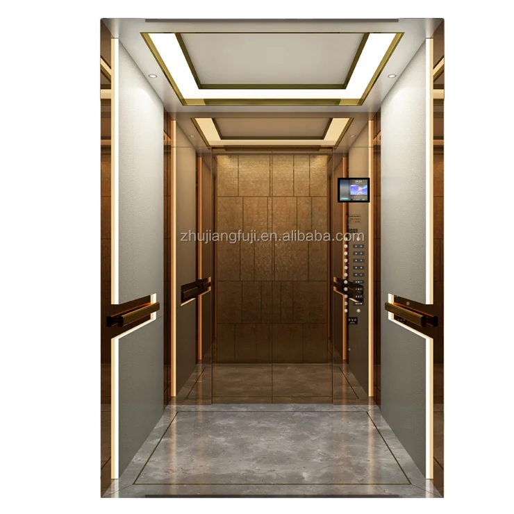 Дешевый пассажирский лифт 630 кг автоматический вертикальный небольшой для комнаты жилых помещений fuji