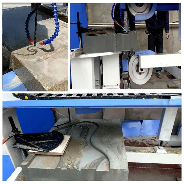 Newest Jcxstone Cnc Precision Diamond Stone Wire Saw Supper Supplier For Cutting Granite Marble Tombstone polish Machine