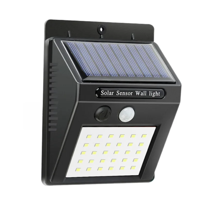 20 30 Led Outside Light Wall Mounted Exterior Night security Solar Motion Sensor Outdoor Wall Light,Solar Wall Light