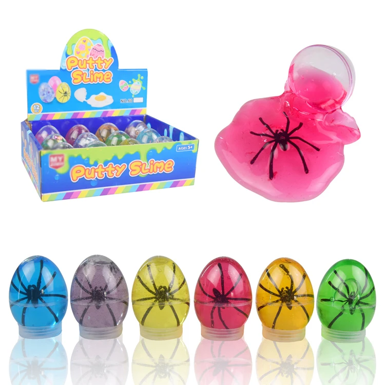 Wholesale KID TOY  easy to make Non-Toxic diy toy Egg Container Putty Slime for boy