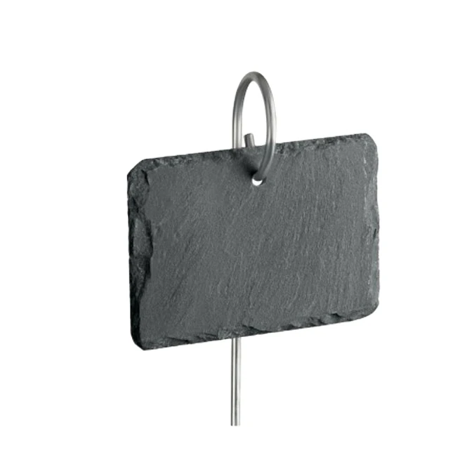 Rustic Vintage Customized 10x7 cm Set Of 6 Natural Slate Garden Plant Tags Label Slate Label