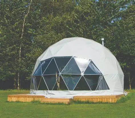 Outdoor pvc hotel room house resort garden Igloo tent big geodesic dome tent