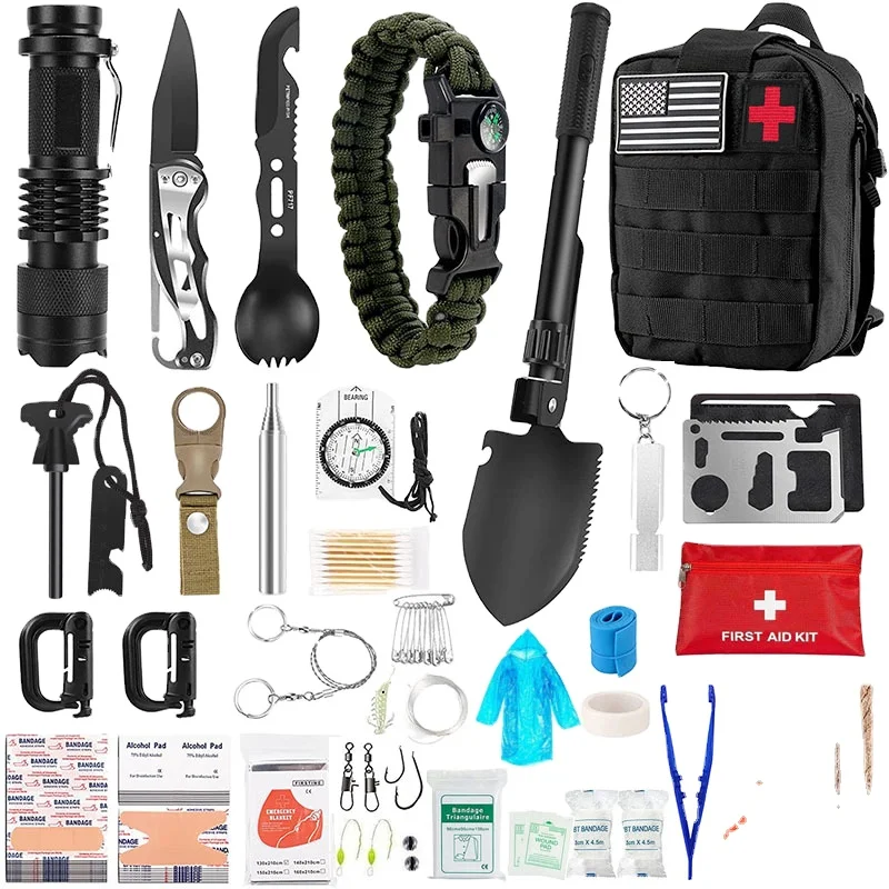 OEM Emergency Disaster Kit Survival Gear Professional Hiking Earthquake Survival Kit Outdoor Tool