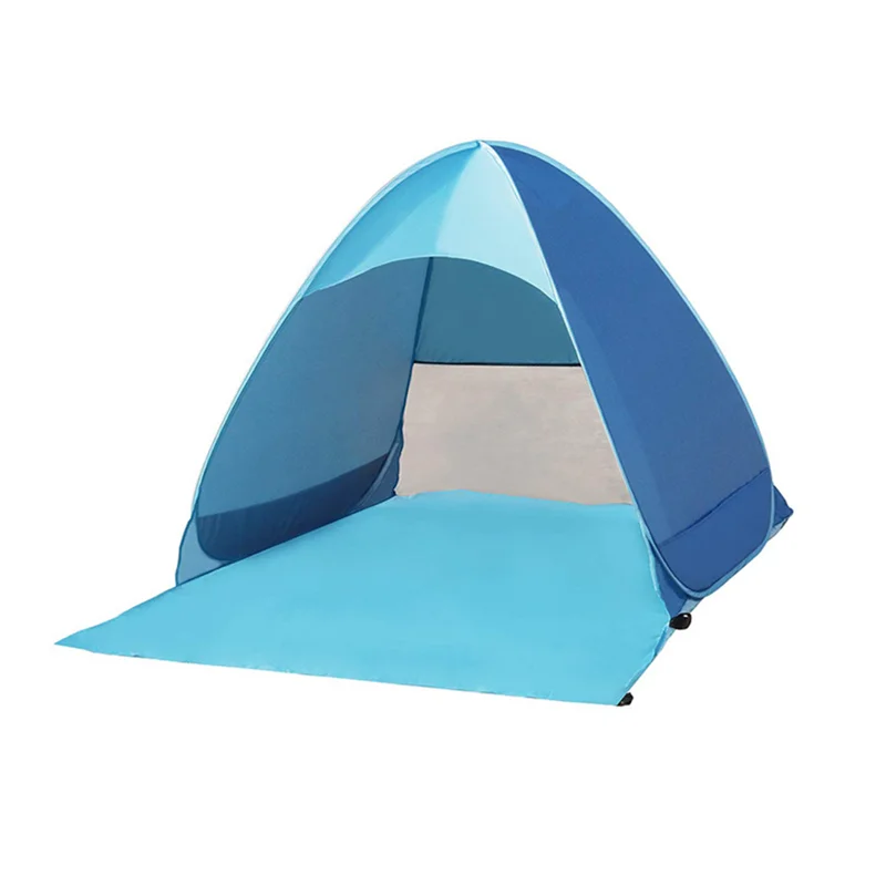 Pop Up Waterproof Tent 1-2 Persons Camping Tent House / Outdoor Steel Pole Dome Tent