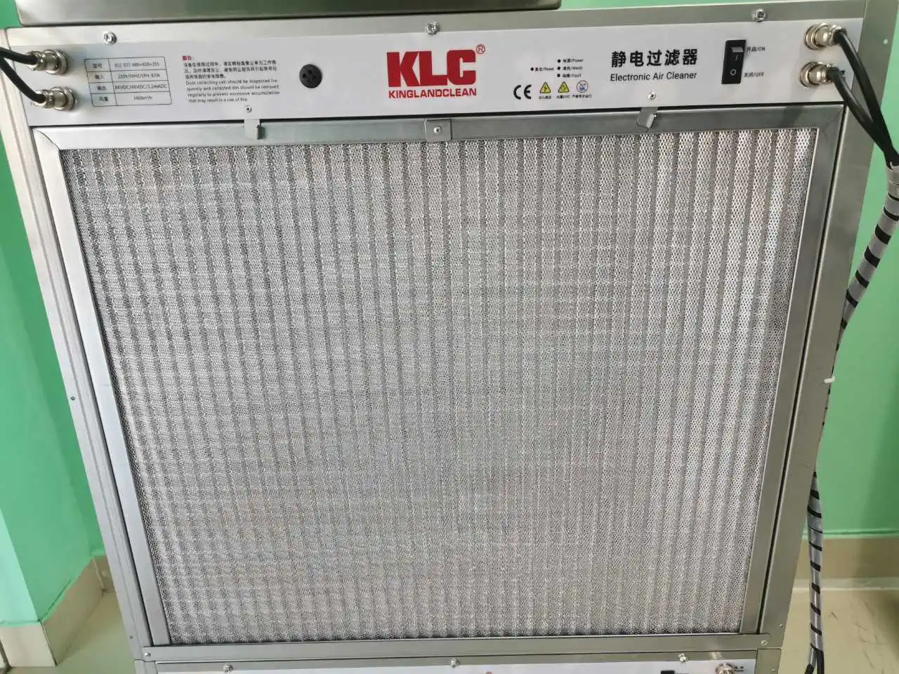 Электростатический осадочный фильтр KLC очиститель воздуха Электростатическая система очистки esp