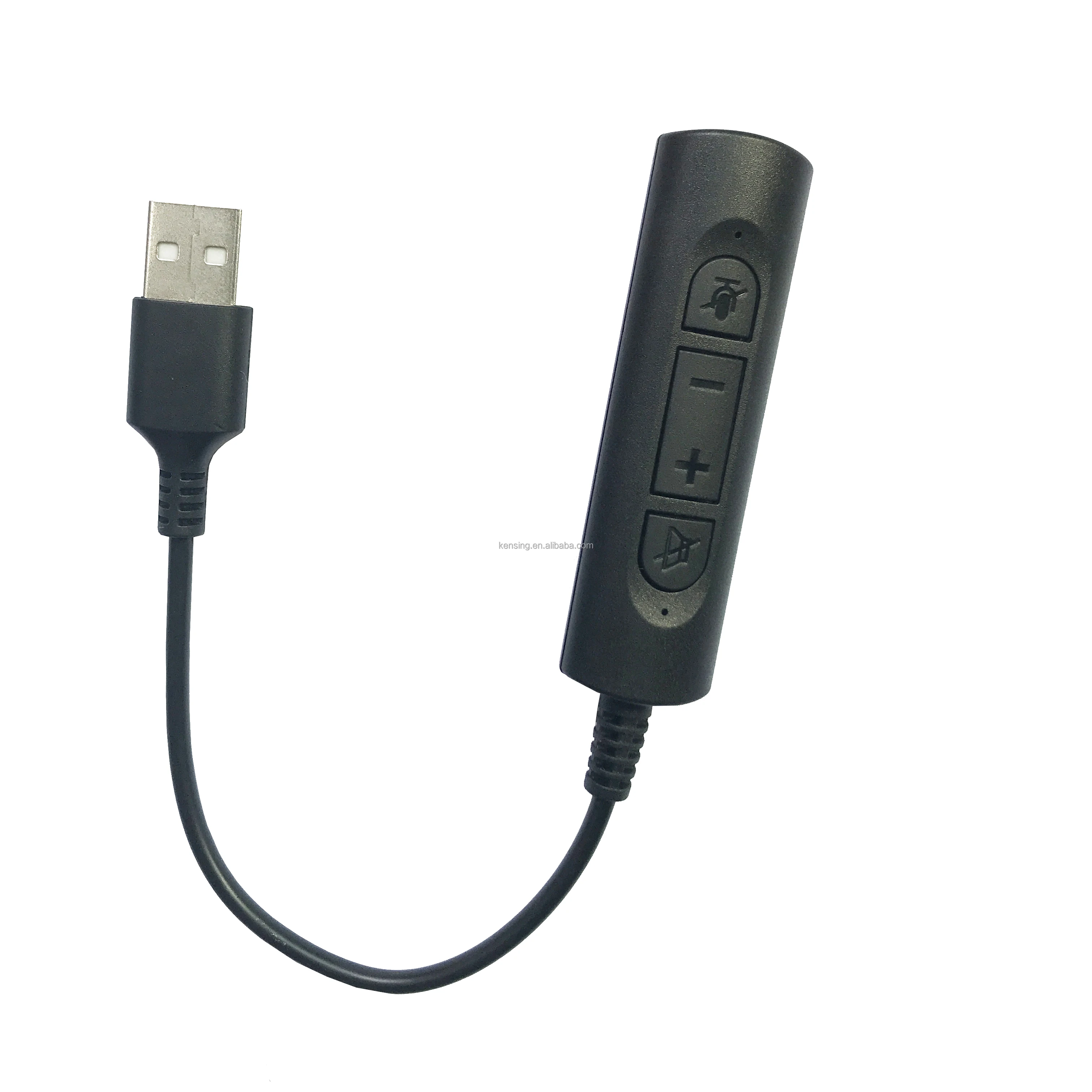 
Call center binaural headset with super noise cancelling micro and usb plug 