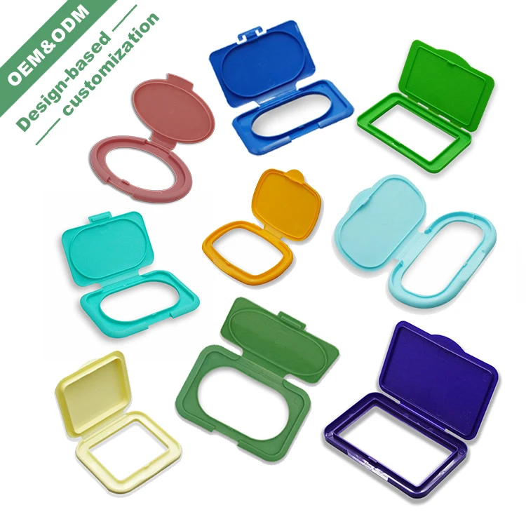 Plastic Lid Canister Wet Wipe Packaging Wet Wipes Color Plastic Lid Plastic Wet Wipe Lid