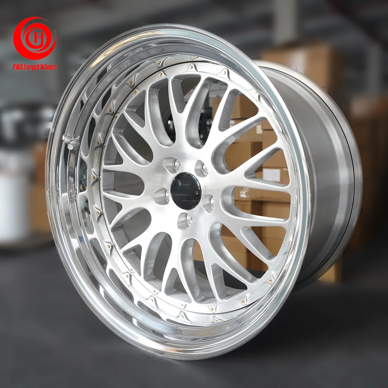 Bright Finish 3 Piece Forged Custom Wheel for bmw e30 bbs rims