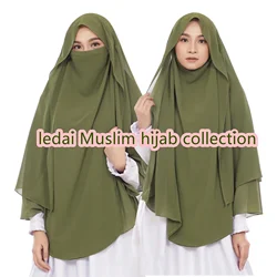 New Fashion instant chiffon hijab  niqab style ready to wear hijab Muslim lazy women veils